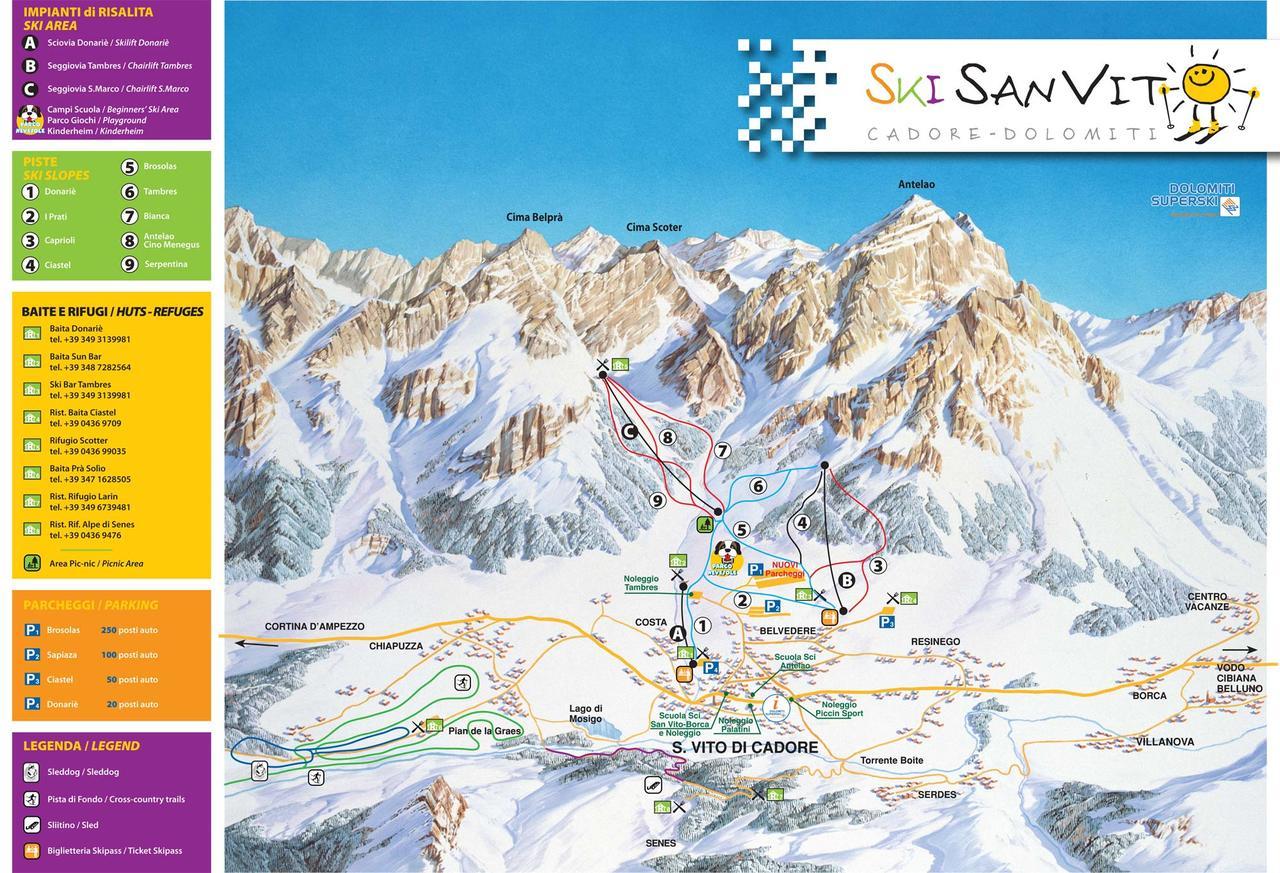 Hotel Il Cardo San Vito di Cadore Kültér fotó